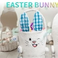 thumbnail image 3 of Easter Bunny Bucket Bags for Girls with Rabbit Ears: for Easter Egg Hunts, Spacious, Durable, and Ideal Gift, 3 of 5