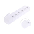 thumbnail image 3 of Unique Bargains 1 Pc 7 Grids Single Row Hung-Chain Pill Case Waterproof for Travel Clear White, 3 of 6