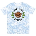 thumbnail image 3 of Inktastic Live Love Otters T-Shirt, 3 of 5