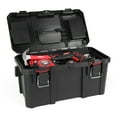 thumbnail image 3 of Hyper Tough 19-Inch Toolbox with Small Parts Organizer, Heavy-Duty Resin Tool Storage, 3 of 11