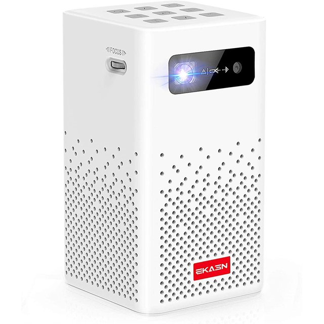 Portable Projector, EKASN Mini Smart DLP Projector with WiFi & Bluetooth, 150 ANSI Lumen, 1080P