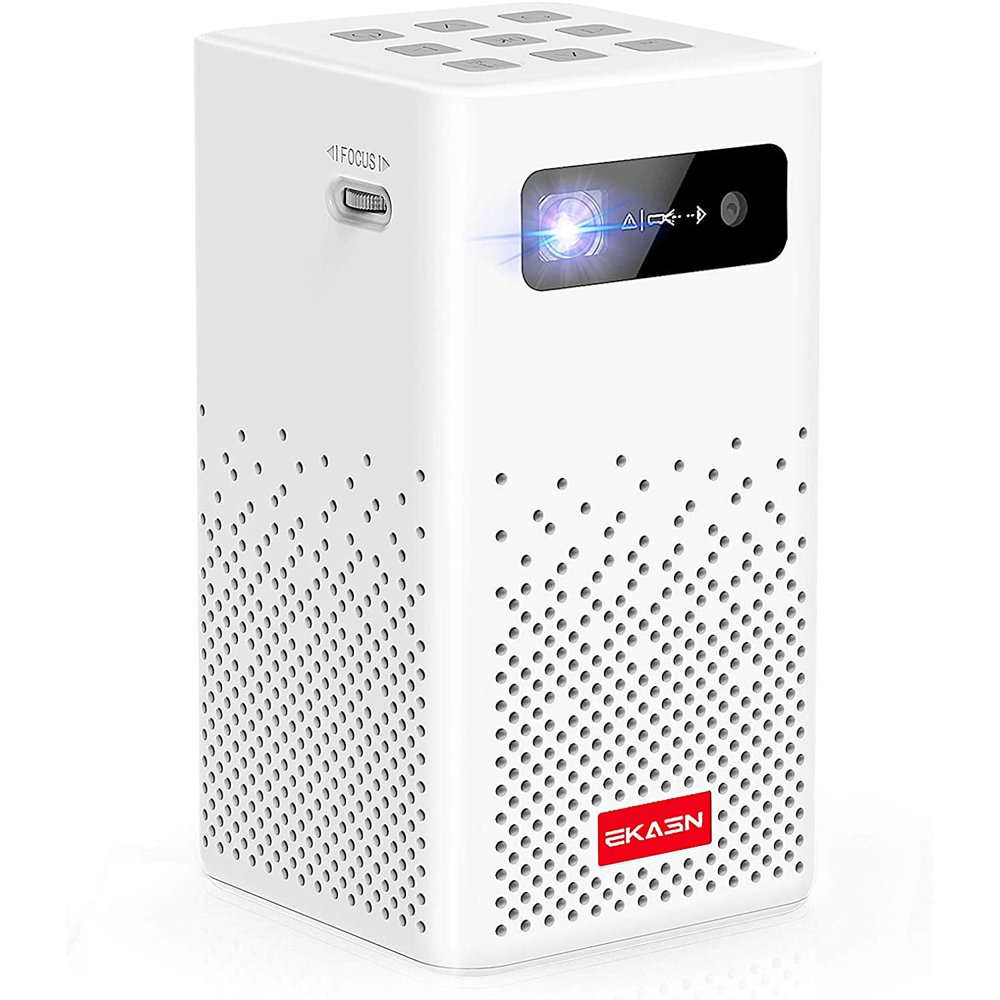 Portable Projector, EKASN Mini Smart DLP Projector with WiFi