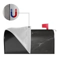 thumbnail image 5 of PHELIKA Grey Black Texture Pattern 03 Magnetic Mailbox Covers Standard Size 25.5"H x 21"W, 5 of 8