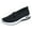 Black, variant on SEANOPEN Deals Women's Woven Breathable Soft Sole Shoes - 2025 Non-Slip Walking Slip on Foam Shoes, Lightweight Comfort Platform Mesh Slip in Sneakers Arch Support Size 6.5 Wine