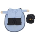 thumbnail image 1 of Pet Mail Carrier Costume Soft Funny Costumes Pet Suit with Cap for Small Dogs and CatsS, 1 of 1