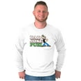 thumbnail image 3 of Popeye Cartoon Spinach Dad Joke Fuel Men's Long Sleeve Tee T Shirt Brisco Brands X, 3 of 6