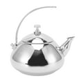 thumbnail image 2 of Stainless Steel Teapot, Food Grade 1.5L Brushed Stainless Steel Tea Pots Dishwasher Safe With Infuser For Tea Bags For Home, 2 of 8