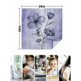 thumbnail image 5 of Purple Floral Cloth Napkins Washable Set of 1, Vintage Botanical Gradient Pastel Painting Reusable Dinner Table Napkins Cloth Bulk for Weddings Kitchen Restaurants Hotel Events Parties 20 x 20 Inch, 5 of 9
