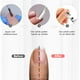 thumbnail image 5 of Recortador de cutículas con empujador de cutículas, pinza para quitar cutículas, tijeras y raspador triangular para pelar cutículas, herramienta de manicura duradera para piel muerta (plata), 5 of 5
