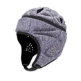 thumbnail image 2 of Casco de rugby para niños, transpirable, con protección anticolisión, para fútbol americano con bandera Estilo F, 2 of 9