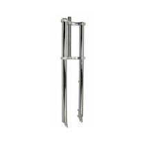 Bike Triple Tree Fork 1 Inch Threaded 30 Long 135mm Chrome.