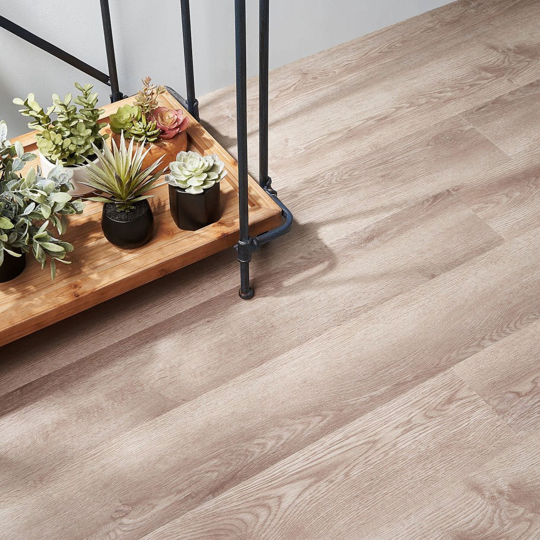 Bond Tile Polaris 28mil Modern Oak 6 in. x 48 in. Glue Down Luxury Vinyl Tile (8 Pieces 36 Sq. Ft. / Box)