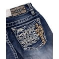thumbnail image 4 of Grace in LA Women's Western Cactus Embroidered Embellished Bootcut Stretch Jeans (29), 4 of 4