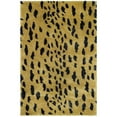 thumbnail image 2 of SAFAVIEH Soho Ardi Dotted Wool Area Rug, Beige/Brown, 8' x 8' Round, 2 of 10