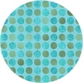 thumbnail image 1 of Ahgly Company Machine Washable Indoor Round Transitional Light Sea Green Area Rugs, 3' Round, 1 of 7