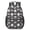 Baseballs and Bows, variant on Baseballs and Caps Light Gray Pattern 17" School Backpacks for Teens,Waterproof Oxford Fabric,S-Shape Padded Straps for School,Travel,Hiking,Camping