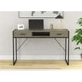 thumbnail image 3 of Table Ordinateur 48" Gris Bois Métal Noir de Safdie & Co., 3 of 4
