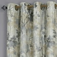 thumbnail image 2 of Achim Tranquil - Lined Grommet Window Curtain Panel, Silver, 50x84, 2 of 6