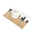 thumbnail image 3 of MKHERT Funny Different Puppy Dogs behind a Blank Banner Placemats Table Mats for Dining Room Kitchen Table Decoration 12x18 inch,Set of 4, 3 of 4