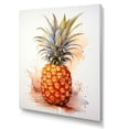 thumbnail image 2 of Designart "Paradise of Golden Pineapples I" Food & Beverage Canvas Wall Art - Traditional Yellow Pineapples Living Room Canvas Art, 2 of 6