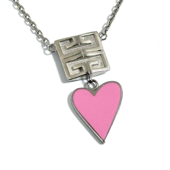 Pre-Owned Givenchy Women's 4G Heart Pendant Necklace