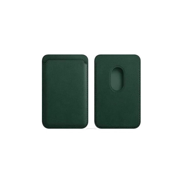 Tarjetero de Piel Cartera Compatible con iPhone 12 Series (Verde) Ximxi Cartera Tarjetero piel verde