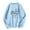 Blue, variant on toraway Women's Hoodies with Zipper Cotton Women Valentine Day Tops Heart I Love You Printed Round Neck Long Sleeve Sweatshirt L