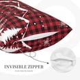 thumbnail image 5 of Balery Christmas Tree Buffalo Plaid Bedding Queen Pillow Cases - Envelope Closure - Soft Brushed Microfiber Fabric - Shrinkage and Fade Resistant Pillow Cases-, 5 of 9