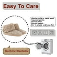 thumbnail image 5 of cosyone1997 Fuzzy House Slippers for Women Indoor, Warm Fluffy Slip-on Shoes Non Slip, Winter Warm Bedroom Moccasin Loafers, Cozy Gifts Unique, 5 of 7
