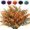 Salmon, variant on 8 Bundles Artificial Flowers Fake Outdoor Plants Faux UV Resistant Lavender Flower Plastic Shrubs Indoor Outside Hanging Decorations (Fuchsia)