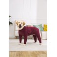 thumbnail image 6 of BT Bear Large Dog Clothes, Large Dog Recovery Suit, Anti-Shedding Dog Pajamas Pjs, After Surgery Dog Onesie for Medium Large Dog Maroon 36#, 6 of 7