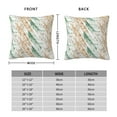 thumbnail image 4 of YFYANG Square Decorative Throw Pillow Case (Without Pillow Insert), Watercolor Banana Leaf Texture Bedroom Sofa Car Cushion Cover, 22"x22", 4 of 9