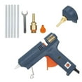 thumbnail image 1 of Pistolet à Colle Thermofusible 150W à Température Réglable, Pistolet à Colle Chaude pour Bâtons de Colle 11 mm, Outil à Main de Réparation Bricolage pour la Maison, Pistolet à Colle, Chauffage Rapide, 1 of 7