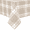 Khaki, variant on Verolix Checkered Tablecloth 60 x 84 Inch Rectangle, Pink Plaid Gingham Table Cover, Waterproof Washable Wrinkle Resistant Table Cloth for Kitchen Dining Indoor Outdoor Use