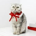 thumbnail image 4 of Lindo para mascotas Mantón Ropa para cachorros Gato Ropa rojo M Yuyangstore Collar de gato, 4 of 7