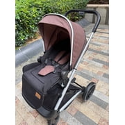 Baby Stroller,Revisable Seat,High Land Scape,Carrie to 40lbs,Unisex Standard Pram Toddler Infant(Brown)