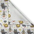 thumbnail image 6 of Ambesonne Cartoon Valance & Curtain, Circus Animals Jumping Art, 55"x30", Multicolor, 6 of 6