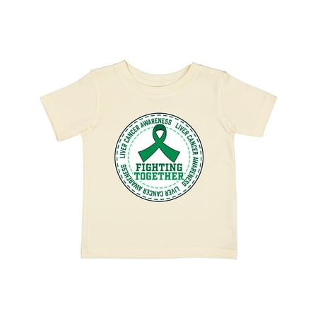 

Inktastic Fighting Together- Liver Cancer Awareness Green Ribbon Gift Baby Boy or Baby Girl T-Shirt