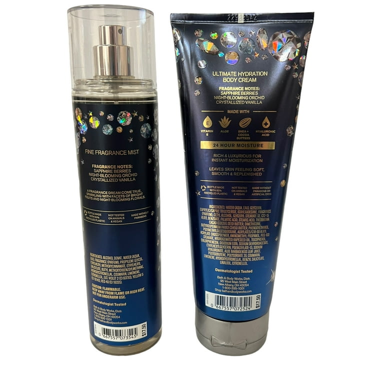 Bath & Body Works Dream Bright Fragrance Mist & Body Cream Set, 2