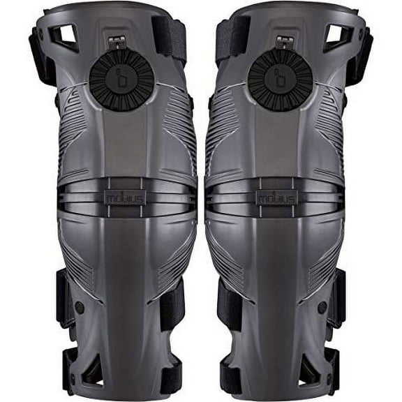 Mobius X8 Knee Braces Gray/Black MD