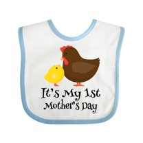Inktastic 1st Mothers Day Boy Girl Boys or Girls Baby Bib