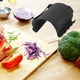 thumbnail image 4 of Guantes de horno antideslizantes resistentes al calor de silicona con soporte para ollas negro, 4 of 9