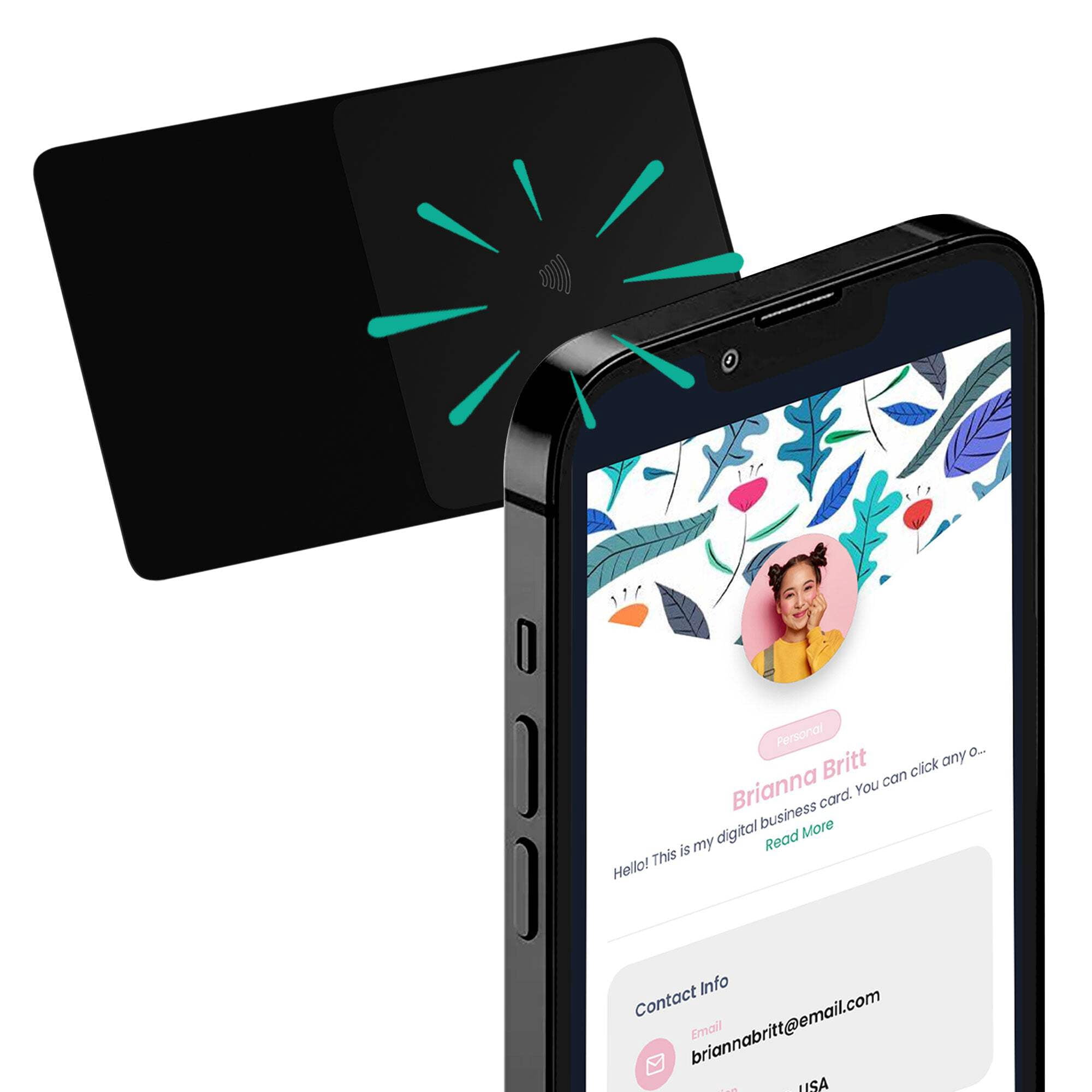 Contact Co. Smart Tap-to-Share Metal Card