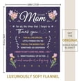 thumbnail image 5 of Mom Gifts, Mom Birthday Gifts Ideas, Gifts for Mom Birthday from Daughter Son, Christmas Valentines Gifts for Mom, Best Mom Gifts, Gifts for Moms Who Have Everything, Mom To Be Gift Blanket 50"x60", 5 of 6
