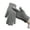 Gray, variant on Winter Thermal Gloves Fleece Lined Windproof Finger Holes For Outdoor Hiking Cycling Coldproof