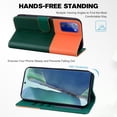thumbnail image 2 of Cute Cartoon Wallet Phone Case for Samsung Galaxy Note 20 with Card Holder Soft PU Leather Kickstand Cover for Men and Women Magnetic Shockproof Protective with Lanyard, Darkgreen, 2 of 9