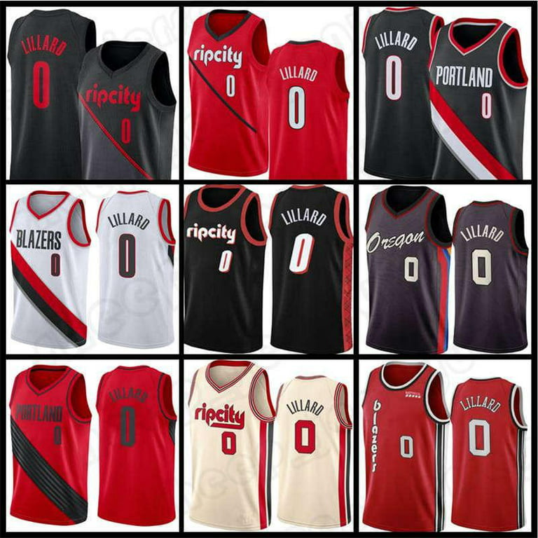 NBA_ Basketball Jerseys Portland''Trail''Blazers''Damian 0 Lillard jersey  Jayson 0 Tatum Jaylen 7 Brown Marcus 36 Smart 75th Anniversary 