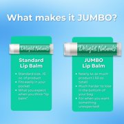 Delight Naturals Jumbo Lip Balm - Cotton Candy