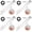 Pink, variant on CMrtew Self-Adhesive Mosaic Tiles Square Glass Mirror Stickers for DIY Wall Decor Peel & Stick Backsplash Tiles Craft Decoration for Home, Furniture & Mirrors