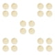thumbnail image 1 of Manteles individuales redondos Injueey 4 piezas de PVC color Oro, 1 of 1